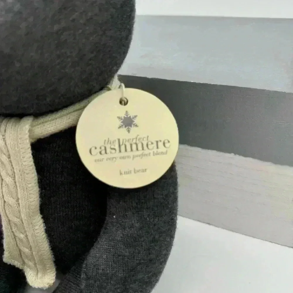 Bath & Body Works Grey Scarf Jointed Bear Plush Stuffed Animal Toy Exclusive 10